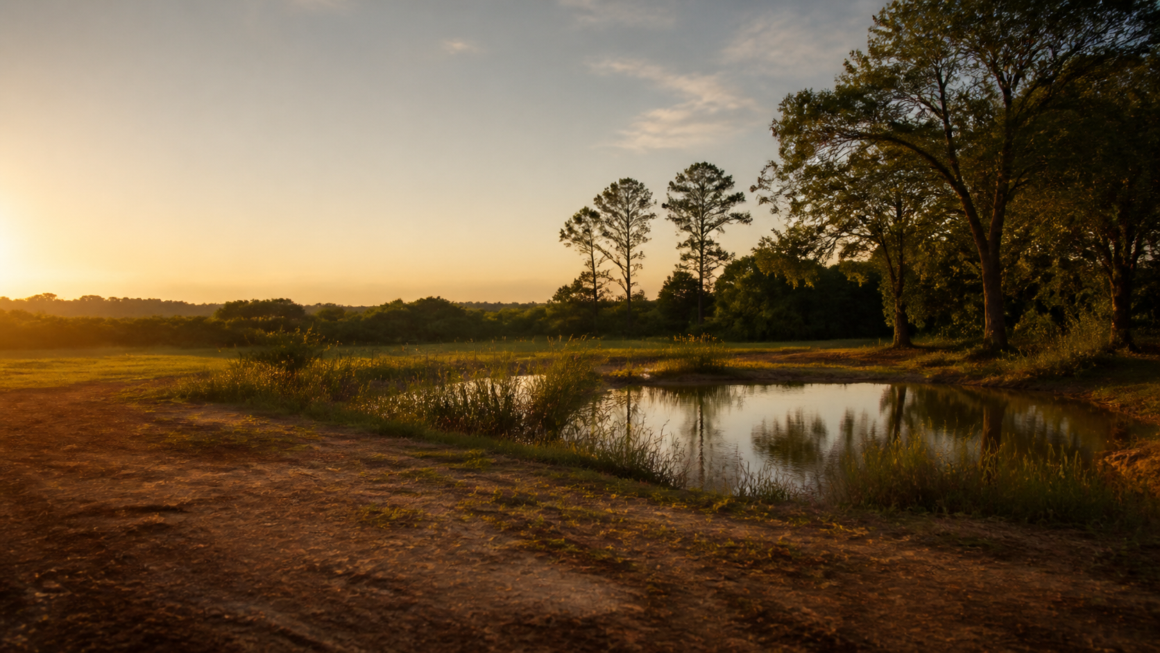 Terreno natural en el área de Houston donde se realizará el retiro de hombres